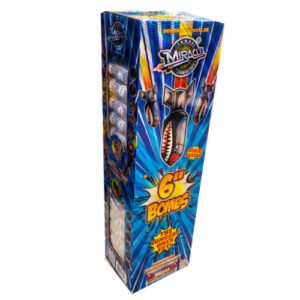 M821 MIRACLE FIREWORKS 6” BOMBS THE LONGEST CANNISTER