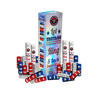 RA32405 RACCOON FIREWORKS LET FREEDOM RING 6INCH SHELL