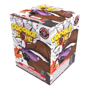 RA22527 RACCOON FIREWORKS COCONUT BOMB
