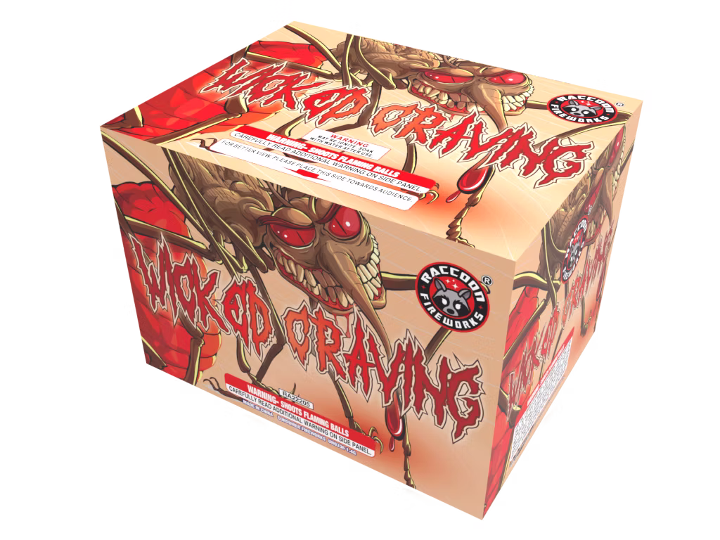 RA22205 RACCOON FIREWORKS WICKED CRAVING