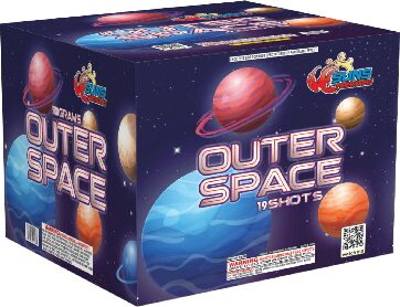 SS-5G2318 500 GRAM OUTER SPACE  19shot cake w/mine
