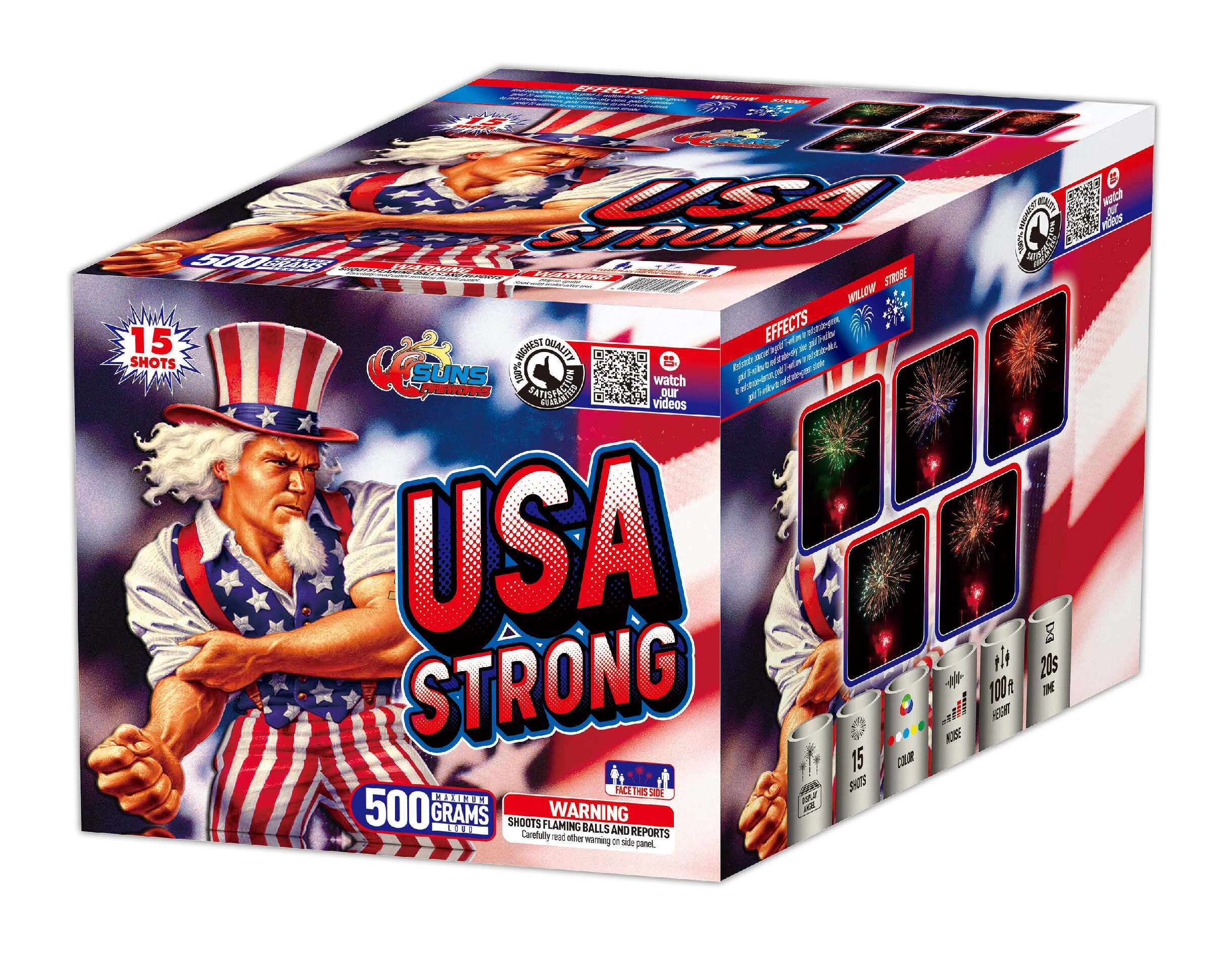 SS-5G2326 SUNS FIREWORKS  USA STRONG