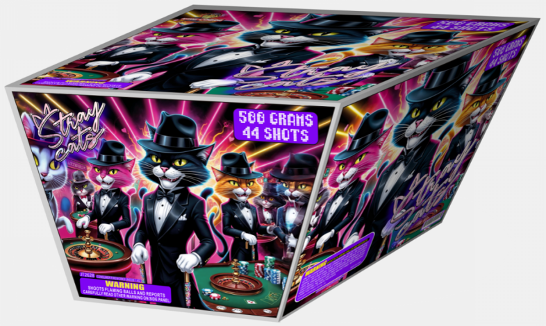 JT2628 KING COBRA FIREWORKS STRAY CATS 44 SHOT'S