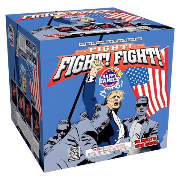 JL523013 HAPPY FAMILY FIREWORKS FIGHT FIGHT FIGHT TRUMP 10 SHOTS
