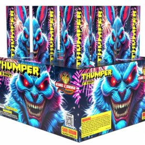 JT2601 KING COBRA  FIREWORKS  THUMPER  3INCH 9 SHOT