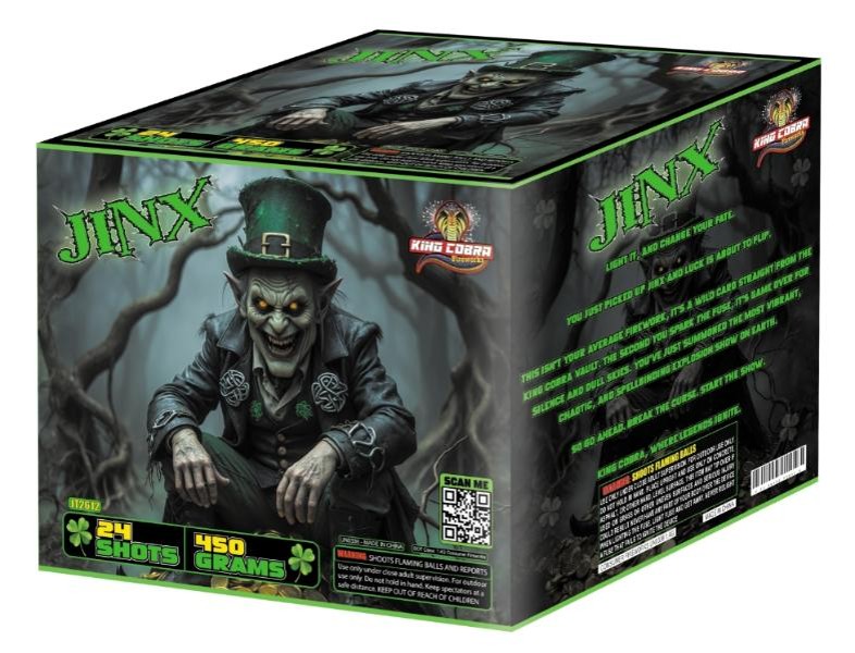 JT2612 KING COBRA FIREWORKS JINX 24'SHOTS