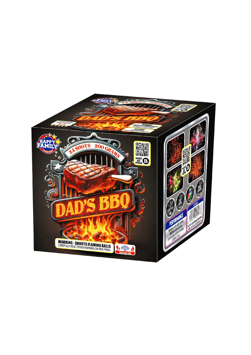 JL223025 HAPPY  FAMILY FIREWORKS  DAD'S BBQ