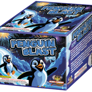 JT2625 KING COBRA FIREWORKS  PENGUIN BLAST 42 SHOT'S