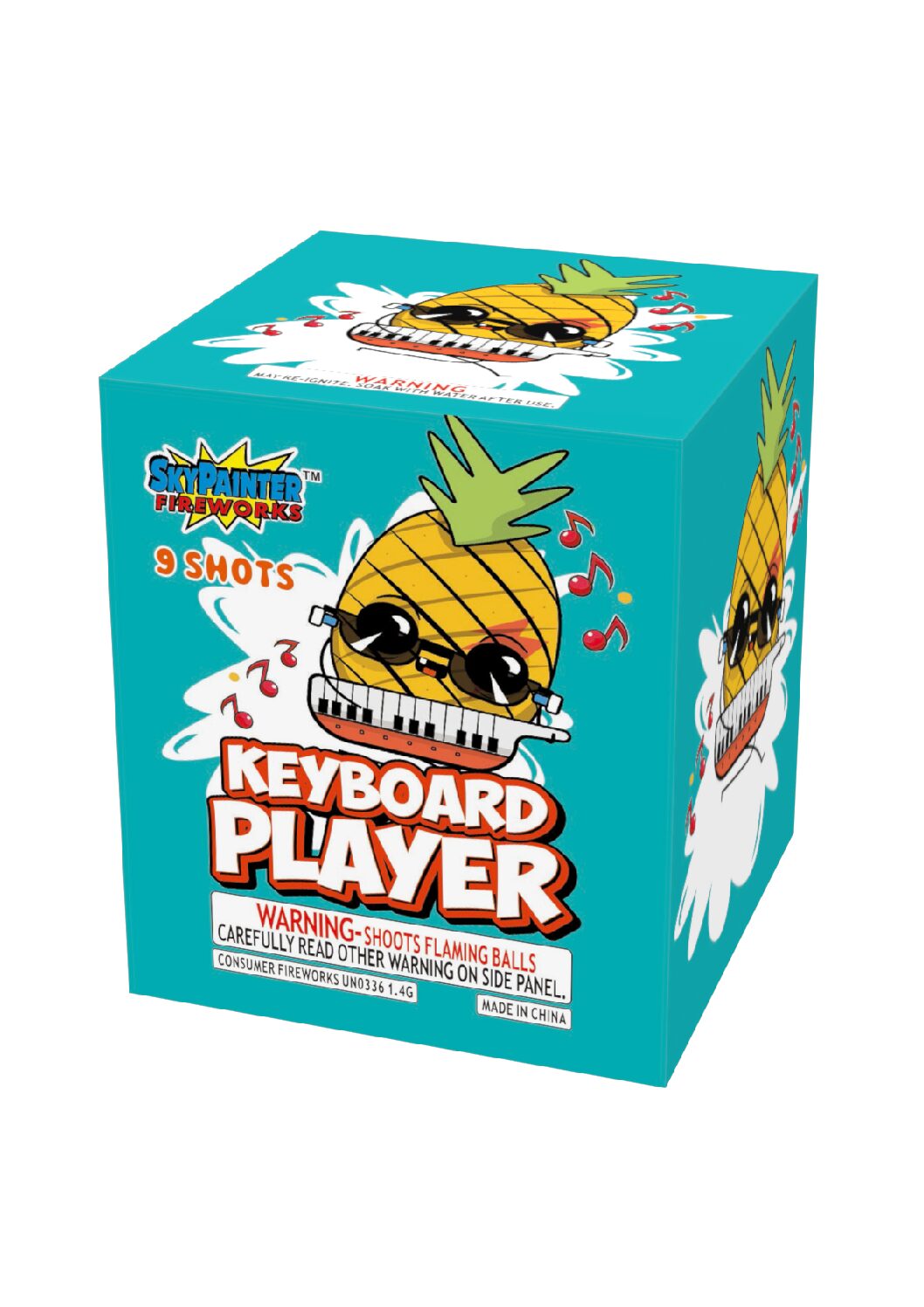 SP22513 SKY PAINTER FIREWORKS  KEY BOARD PLAYER 9 SHOT'S
