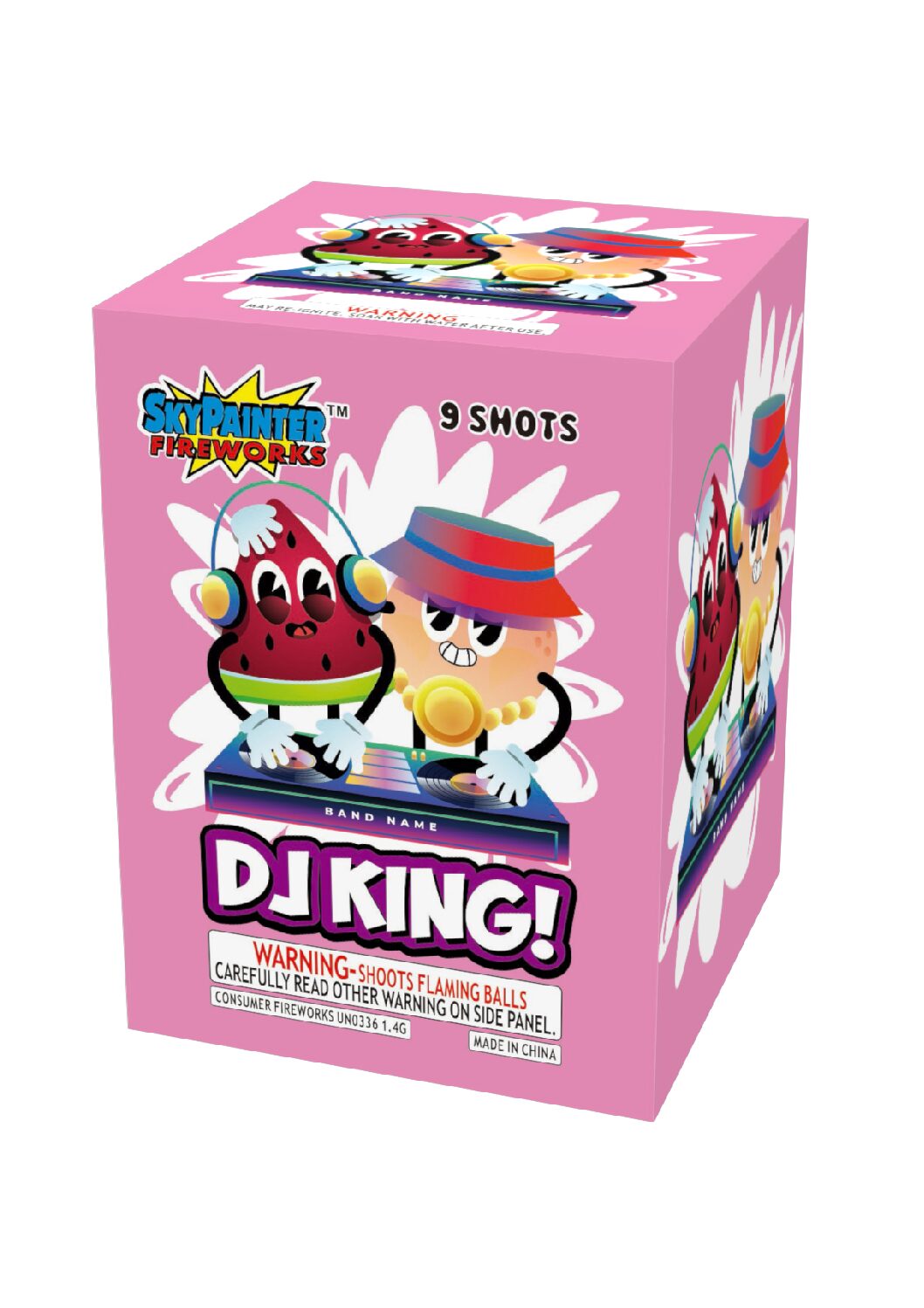 SP22514 SKY PAINTER FIREWORKS DJ KING ! 9 SHOT'S