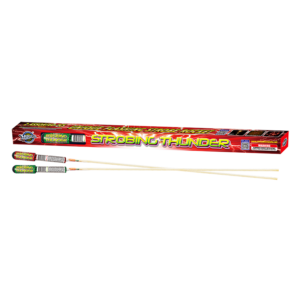 M21 MIRACLE FIREWORKS  STROBING THUNDER(FLASHING STROBE ROCKET, 2 ASSORTED STROBE PCS)