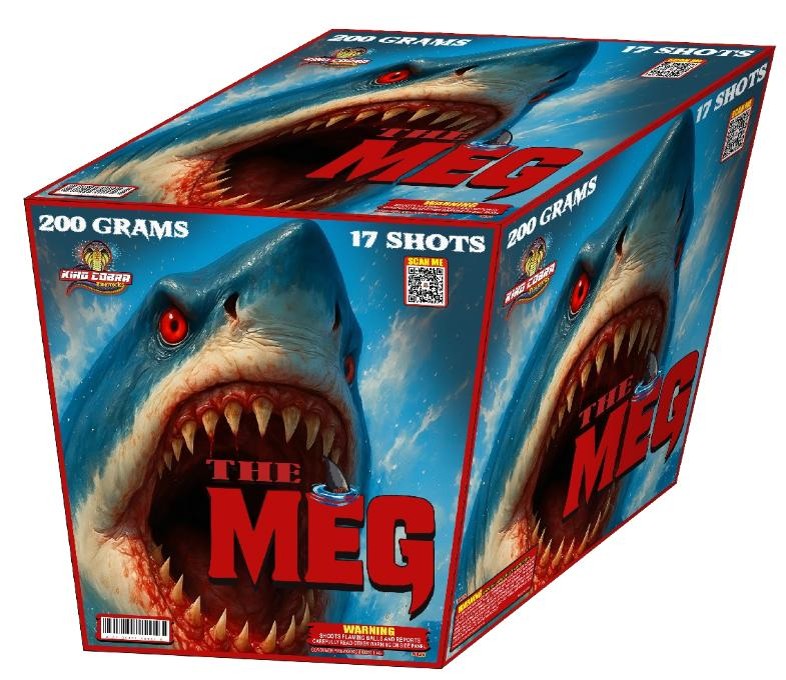 JT2650 KING COBRA FIREWORKS THE MEG 17 SHOTS