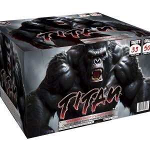 TH5001 TIGER BRAND FIREWORKS TITAN  33 SHOT